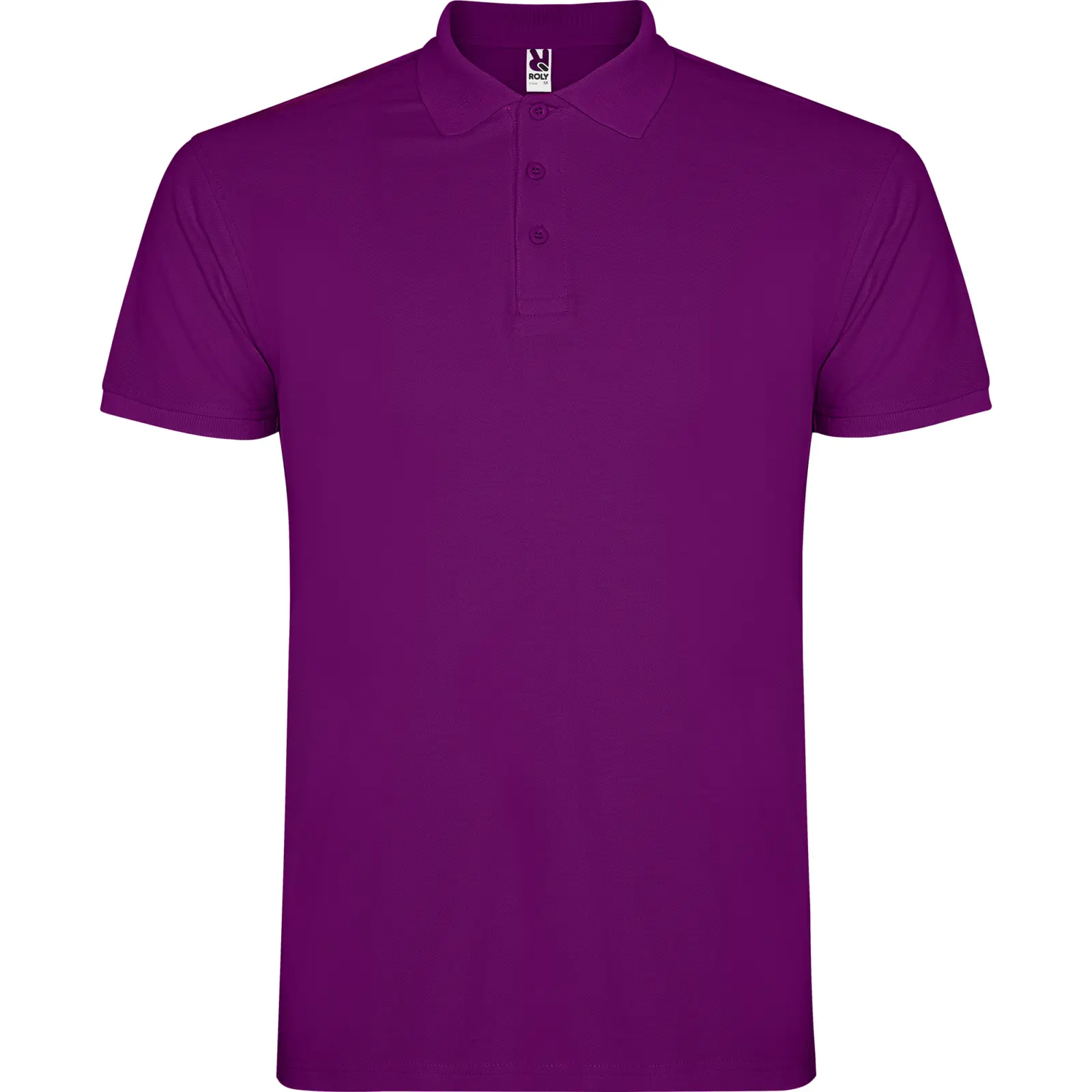 Polo uomo in 100% cotone 200 g Porpora Polo uomo in 100% cotone 200 g Porpora