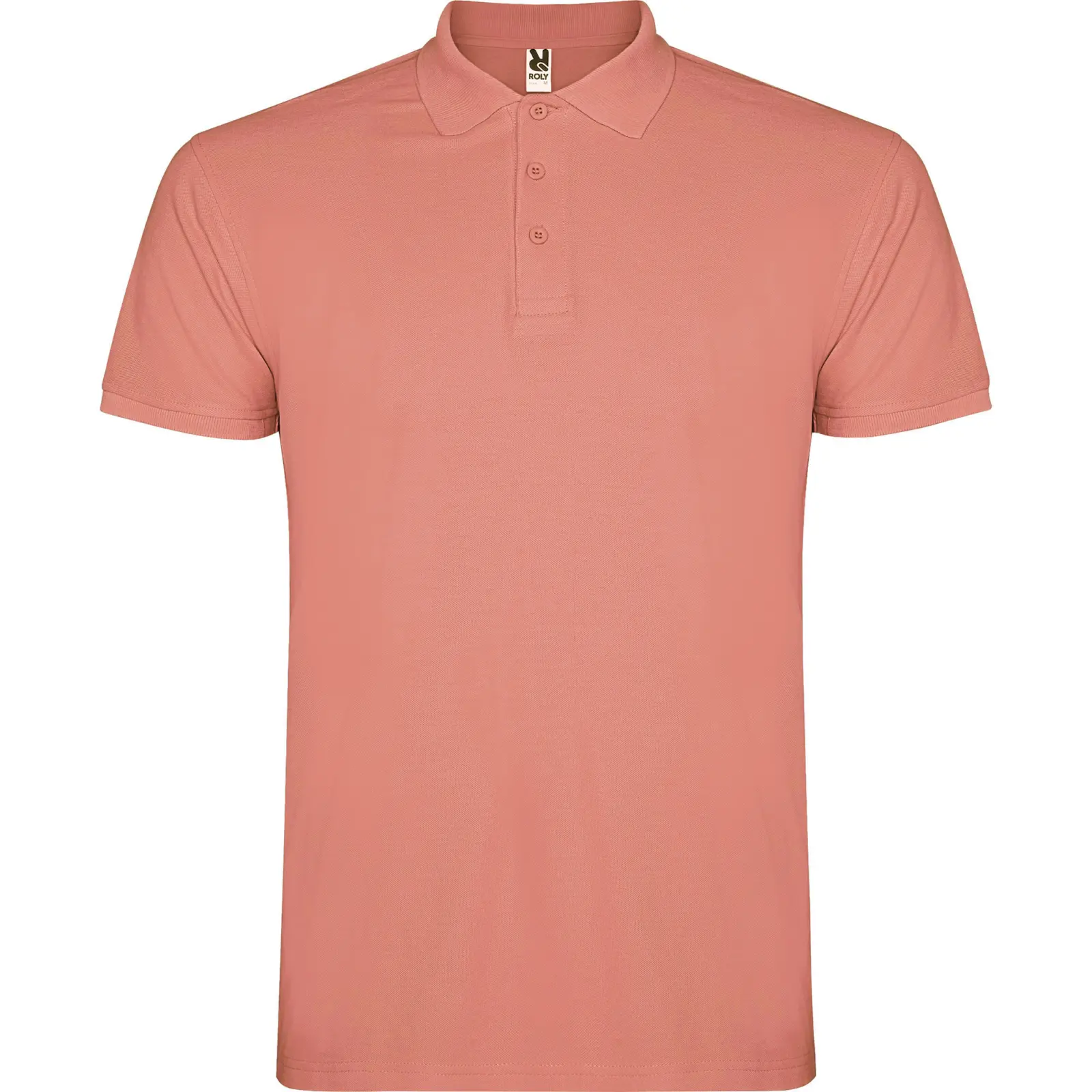 Polo uomo in 100% cotone 200 g Rosso chiaro Polo uomo in 100% cotone 200 g Rosso chiaro