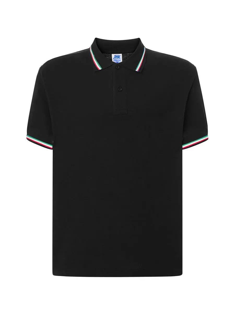 Polo uomo in 100% cotone 210 g – 2E4ZJVRXL Nero Polo uomo in 100% cotone 210 g – 2E4ZJVRXL Nero