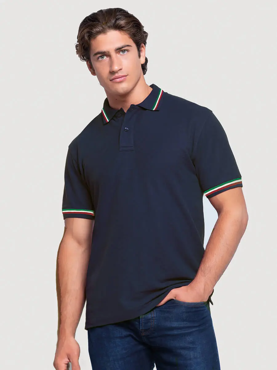 Polo uomo in 100% cotone 210 g – 2E4ZJVRXL Polo uomo in 100% cotone 210 g – 2E4ZJVRXL