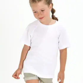 T-shirt bambino girocollo manica corta 130 g