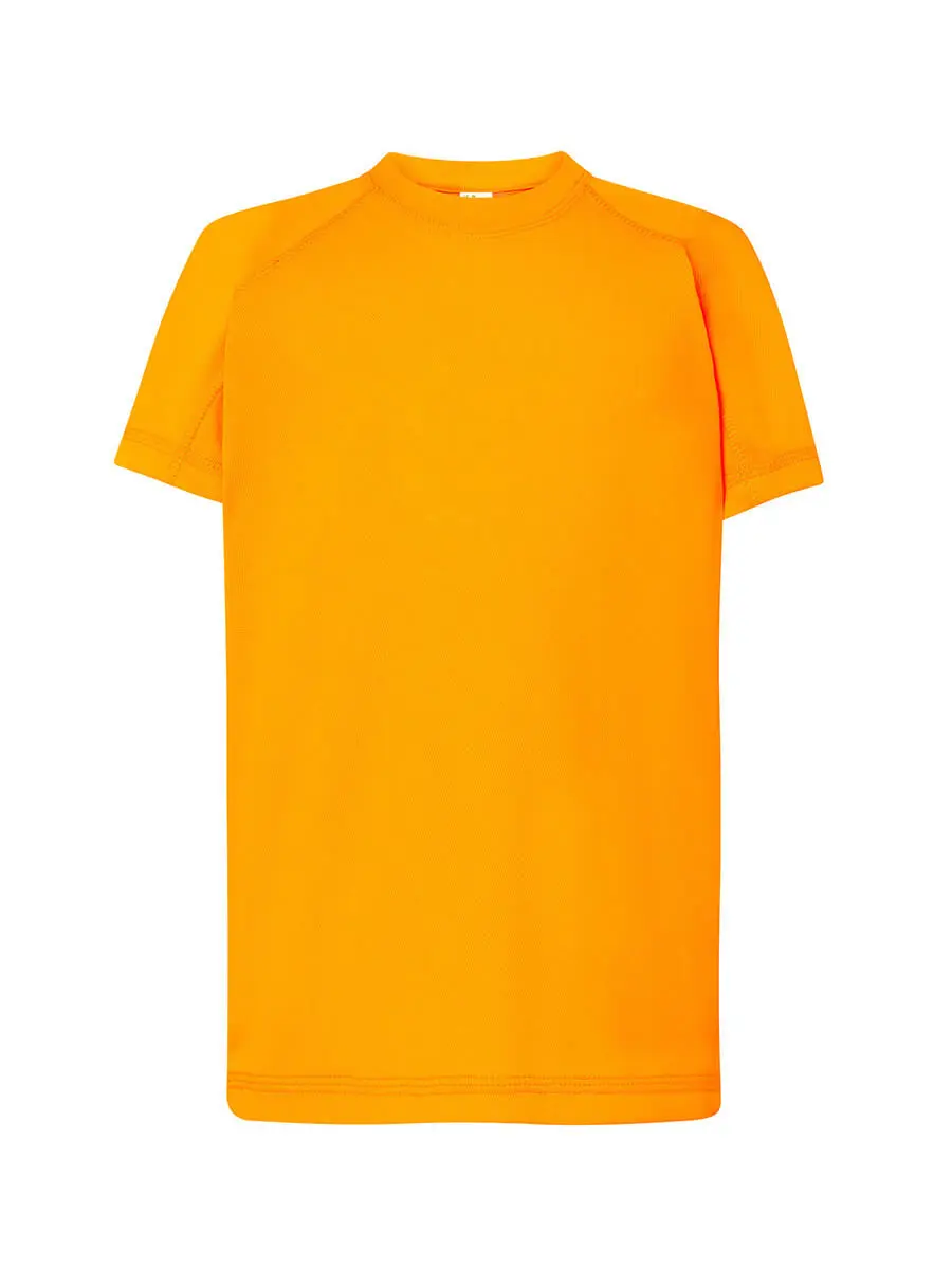 T-shirt bambino girocollo manica corta 130 g Arancione fluo T-shirt bambino girocollo manica corta 130 g Arancione fluo