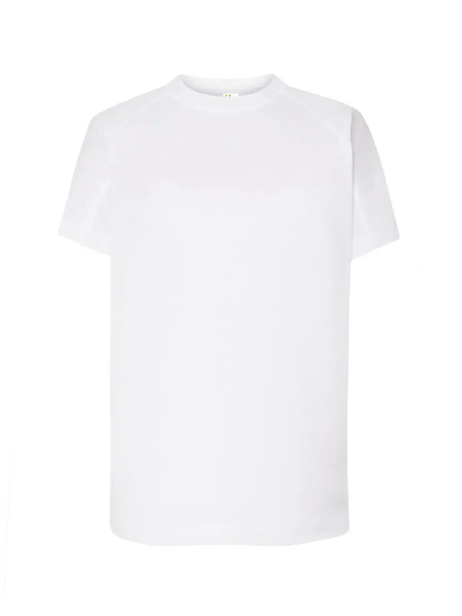 T-shirt bambino girocollo manica corta 130 g Bianco T-shirt bambino girocollo manica corta 130 g Bianco