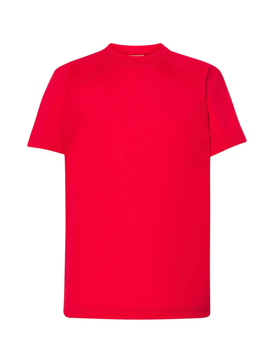 T-shirt bambino girocollo manica corta 130 g Rosso T-shirt bambino girocollo manica corta 130 g Rosso