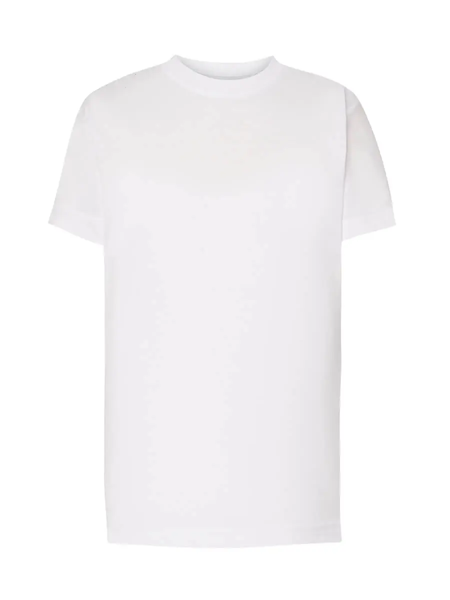 T-shirt bambino girocollo manica corta 140 g Bianco T-shirt bambino girocollo manica corta 140 g Bianco