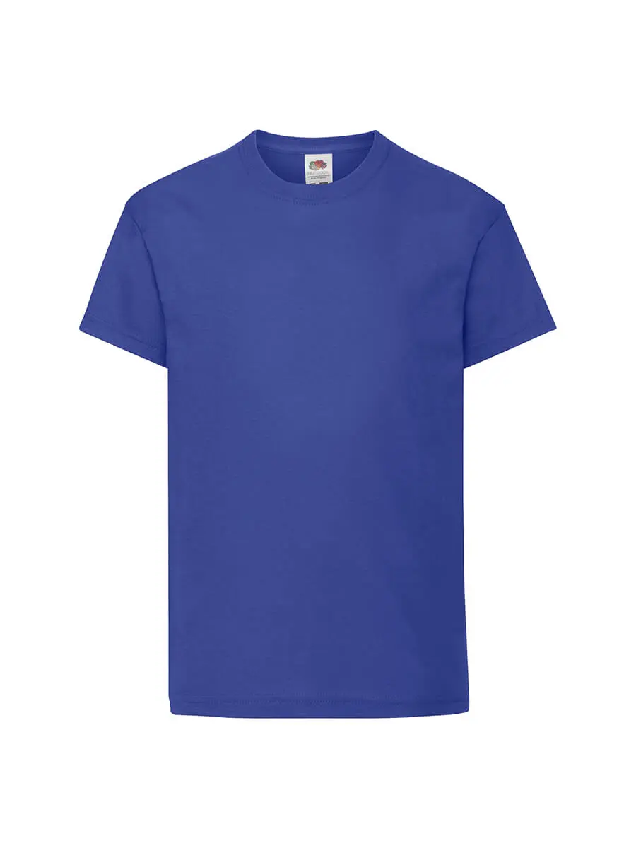 T-shirt bambino girocollo manica corta in 100% cotone 145 g Blu royal T-shirt bambino girocollo manica corta in 100% cotone 145 g Blu royal