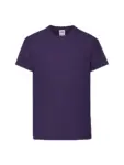 T-shirt bambino girocollo manica corta in 100% cotone 145 g