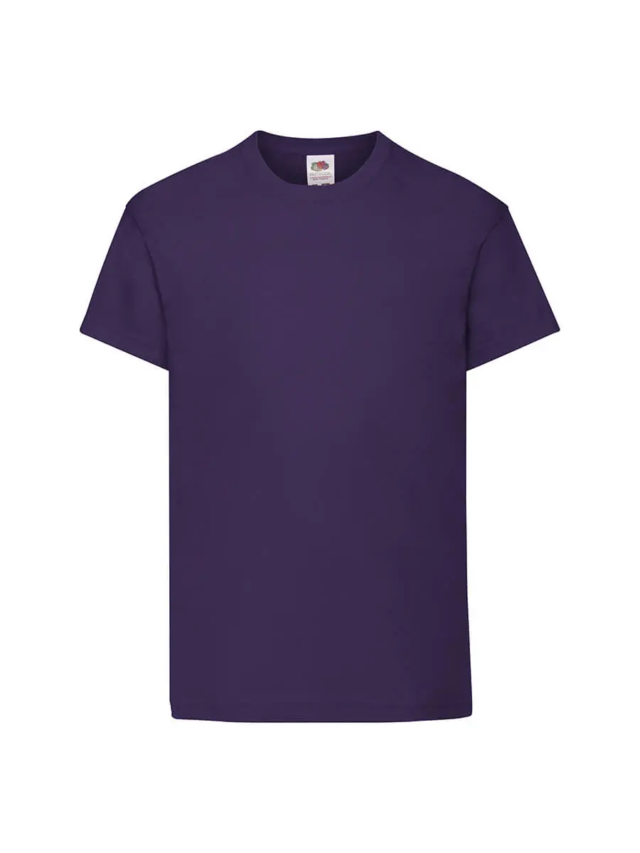 T-shirt bambino girocollo manica corta in 100% cotone 145 g Viola T-shirt bambino girocollo manica corta in 100% cotone 145 g Viola