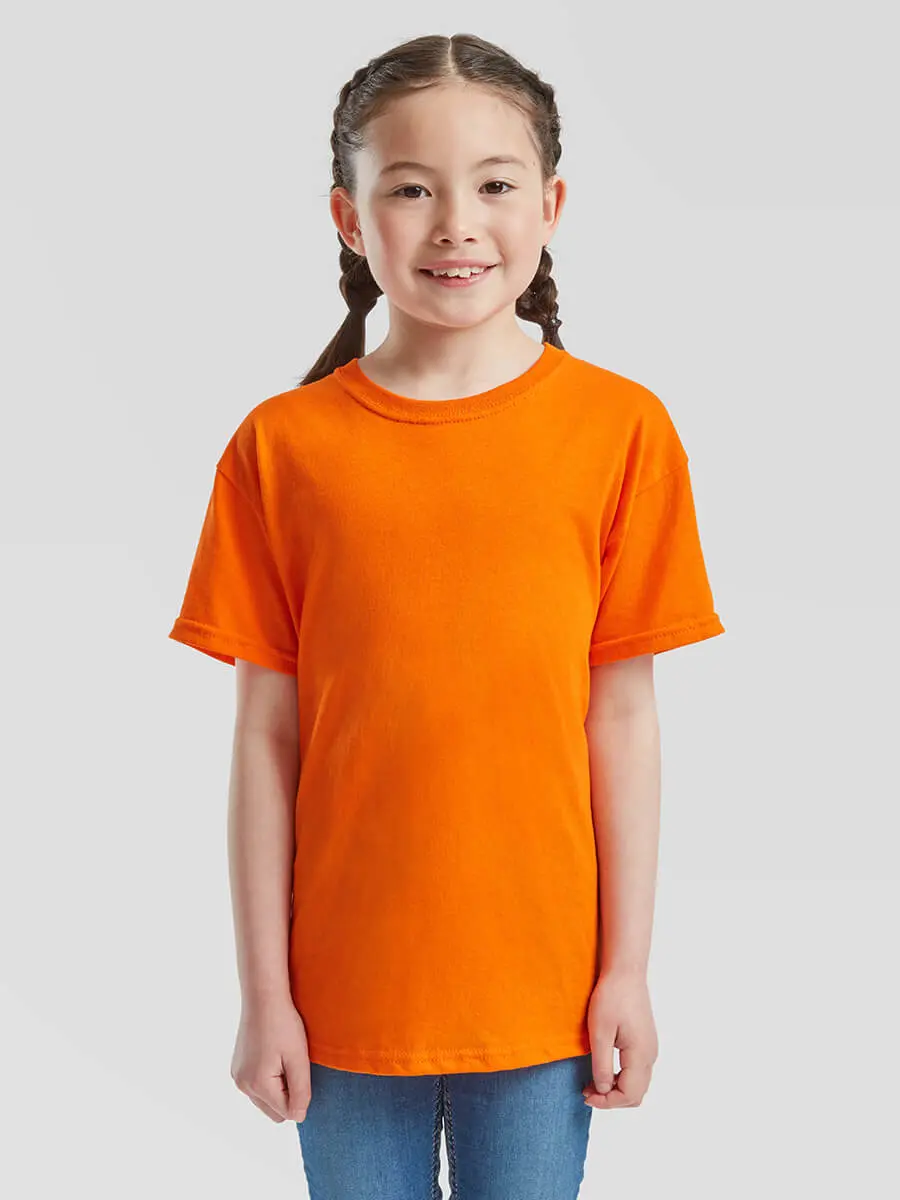 T-shirt bambino girocollo manica corta in 100% cotone 145 g T-shirt bambino girocollo manica corta in 100% cotone 145 g