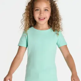 T-shirt bambino girocollo manica corta in 100% cotone 155 g