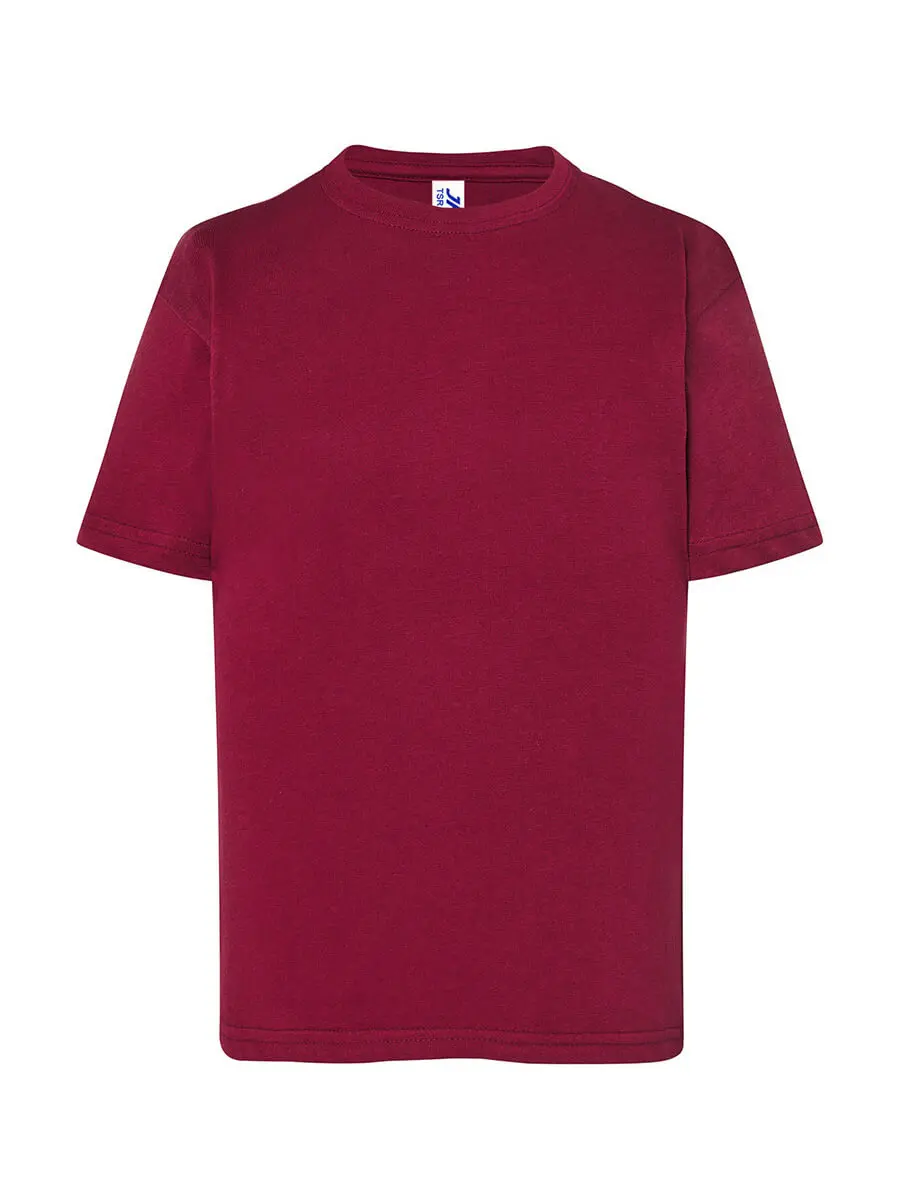T-shirt bambino girocollo manica corta in 100% cotone 155 g – 2EXW67YN8 Bordeaux T-shirt bambino girocollo manica corta in 100% cotone 155 g – 2EXW67YN8 Bordeaux