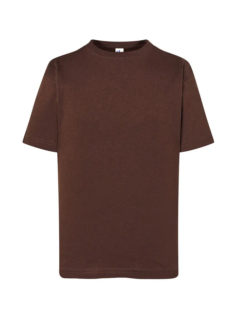 T-shirt bambino girocollo manica corta in 100% cotone 155 g – 2EXW67YN8 Cioccolato T-shirt bambino girocollo manica corta in 100% cotone 155 g – 2EXW67YN8 Cioccolato