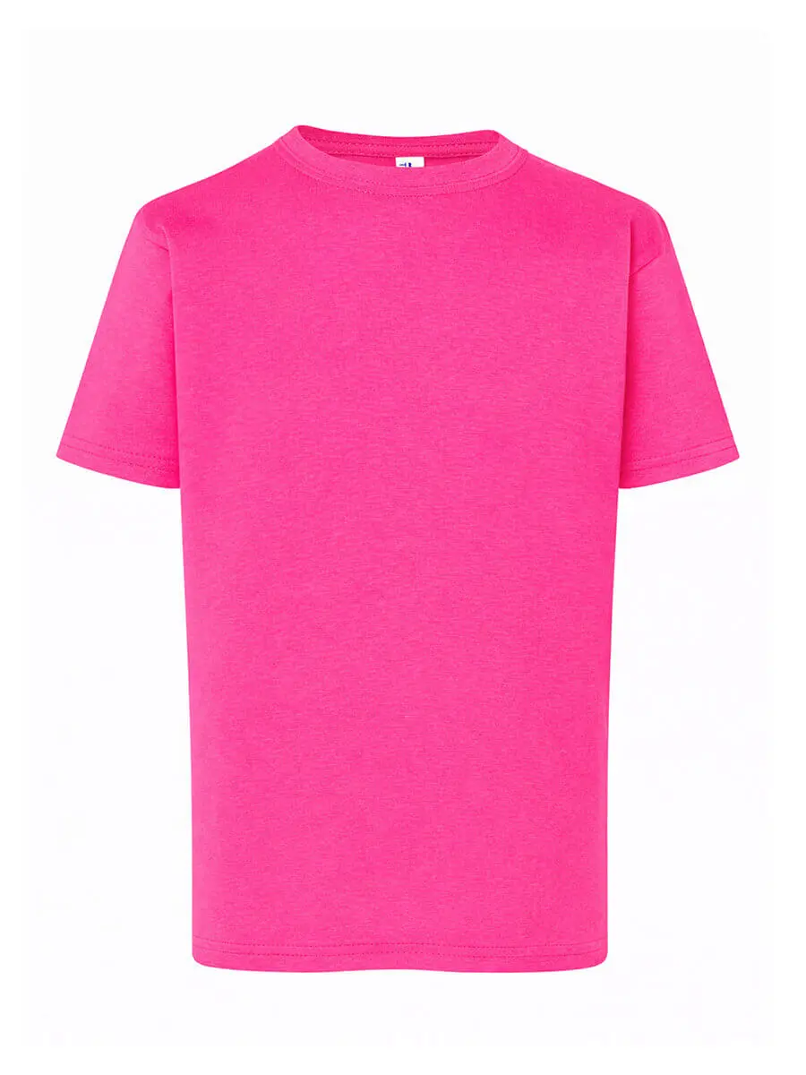 T-shirt bambino girocollo manica corta in 100% cotone 155 g – 2EXW67YN8 Fucsia fluo T-shirt bambino girocollo manica corta in 100% cotone 155 g – 2EXW67YN8 Fucsia fluo