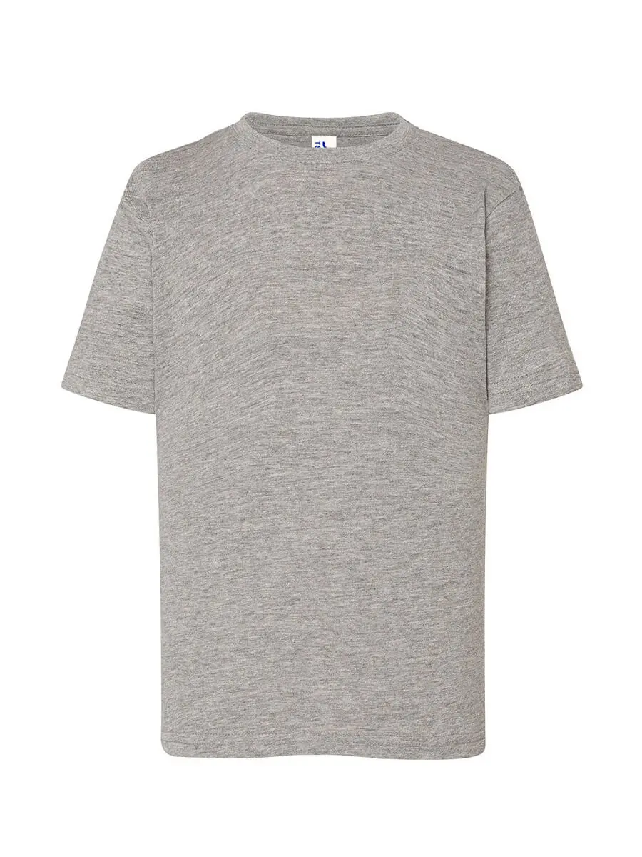 T-shirt bambino girocollo manica corta in 100% cotone 155 g – 2EXW67YN8 Grigio melange T-shirt bambino girocollo manica corta in 100% cotone 155 g – 2EXW67YN8 Grigio melange