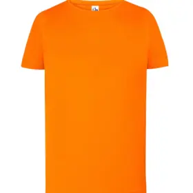 T-shirt bambino girocollo manica corta in 100% cotone 155 g Arancione