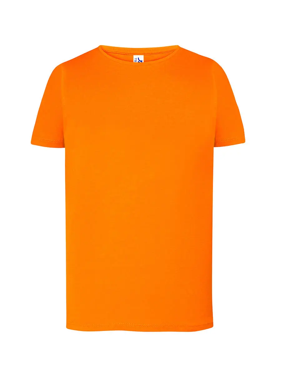 T-shirt bambino girocollo manica corta in 100% cotone 155 g Arancione T-shirt bambino girocollo manica corta in 100% cotone 155 g Arancione
