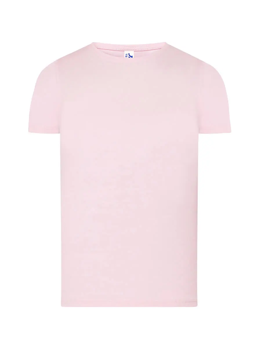 T-shirt bambino girocollo manica corta in 100% cotone 155 g Rosa T-shirt bambino girocollo manica corta in 100% cotone 155 g Rosa