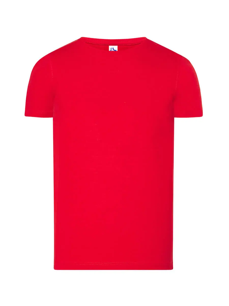 T-shirt bambino girocollo manica corta in 100% cotone 155 g Rosso T-shirt bambino girocollo manica corta in 100% cotone 155 g Rosso