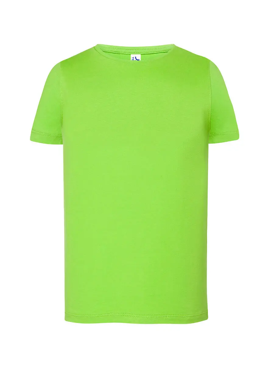T-shirt bambino girocollo manica corta in 100% cotone 155 g Verde lime T-shirt bambino girocollo manica corta in 100% cotone 155 g Verde lime