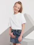 T-shirt bambino girocollo manica corta in 100% cotone 160 g