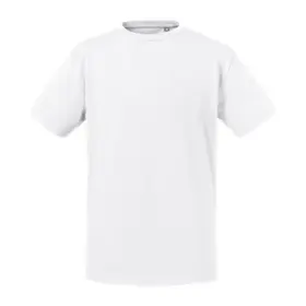 T-shirt bambino girocollo manica corta in 100% cotone 160 g Bianco