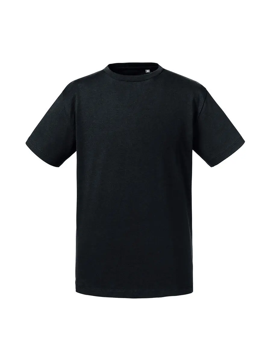 T-shirt bambino girocollo manica corta in 100% cotone 160 g Nero T-shirt bambino girocollo manica corta in 100% cotone 160 g Nero