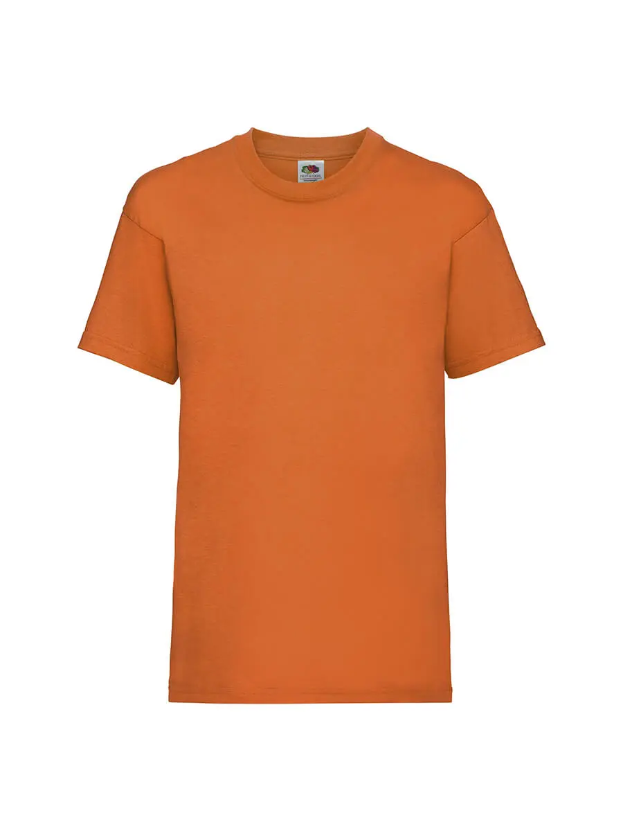 T-shirt bambino girocollo manica corta in 100% cotone 165 g Arancione T-shirt bambino girocollo manica corta in 100% cotone 165 g Arancione