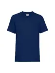 T-shirt bambino girocollo manica corta in 100% cotone 165 g