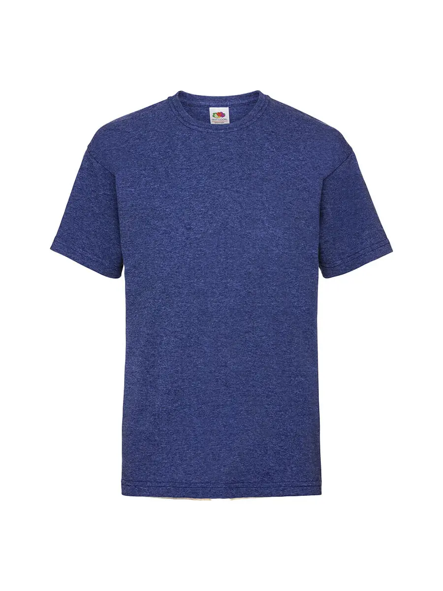 T-shirt bambino girocollo manica corta in 100% cotone 165 g Blu royal melange T-shirt bambino girocollo manica corta in 100% cotone 165 g Blu royal melange