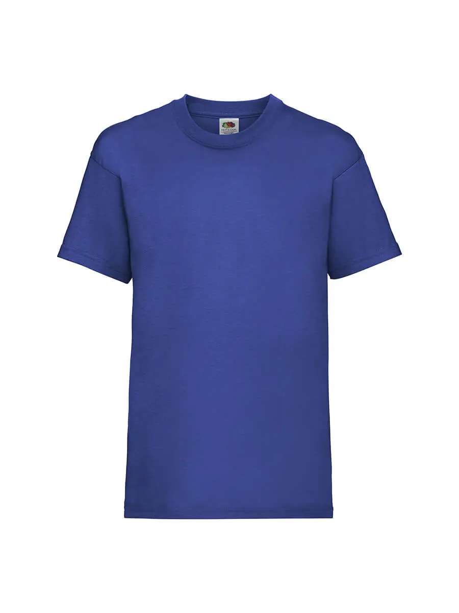 T-shirt bambino girocollo manica corta in 100% cotone 165 g Blu royal T-shirt bambino girocollo manica corta in 100% cotone 165 g Blu royal