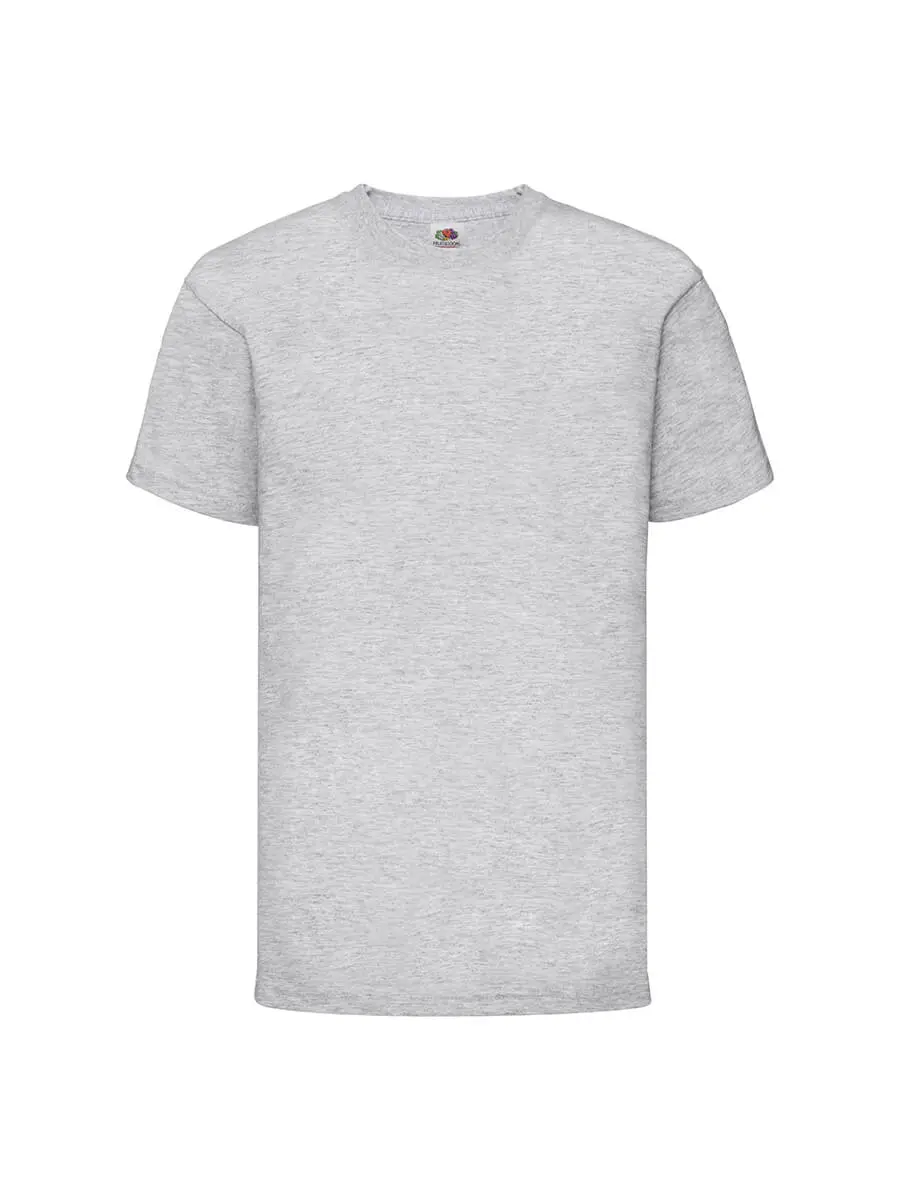 T-shirt bambino girocollo manica corta in 100% cotone 165 g Grigio melange T-shirt bambino girocollo manica corta in 100% cotone 165 g Grigio melange