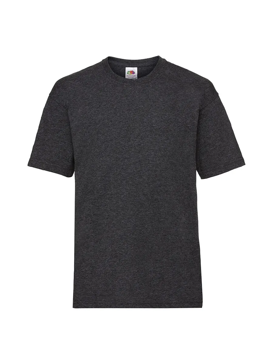 T-shirt bambino girocollo manica corta in 100% cotone 165 g Grigio scuro T-shirt bambino girocollo manica corta in 100% cotone 165 g Grigio scuro