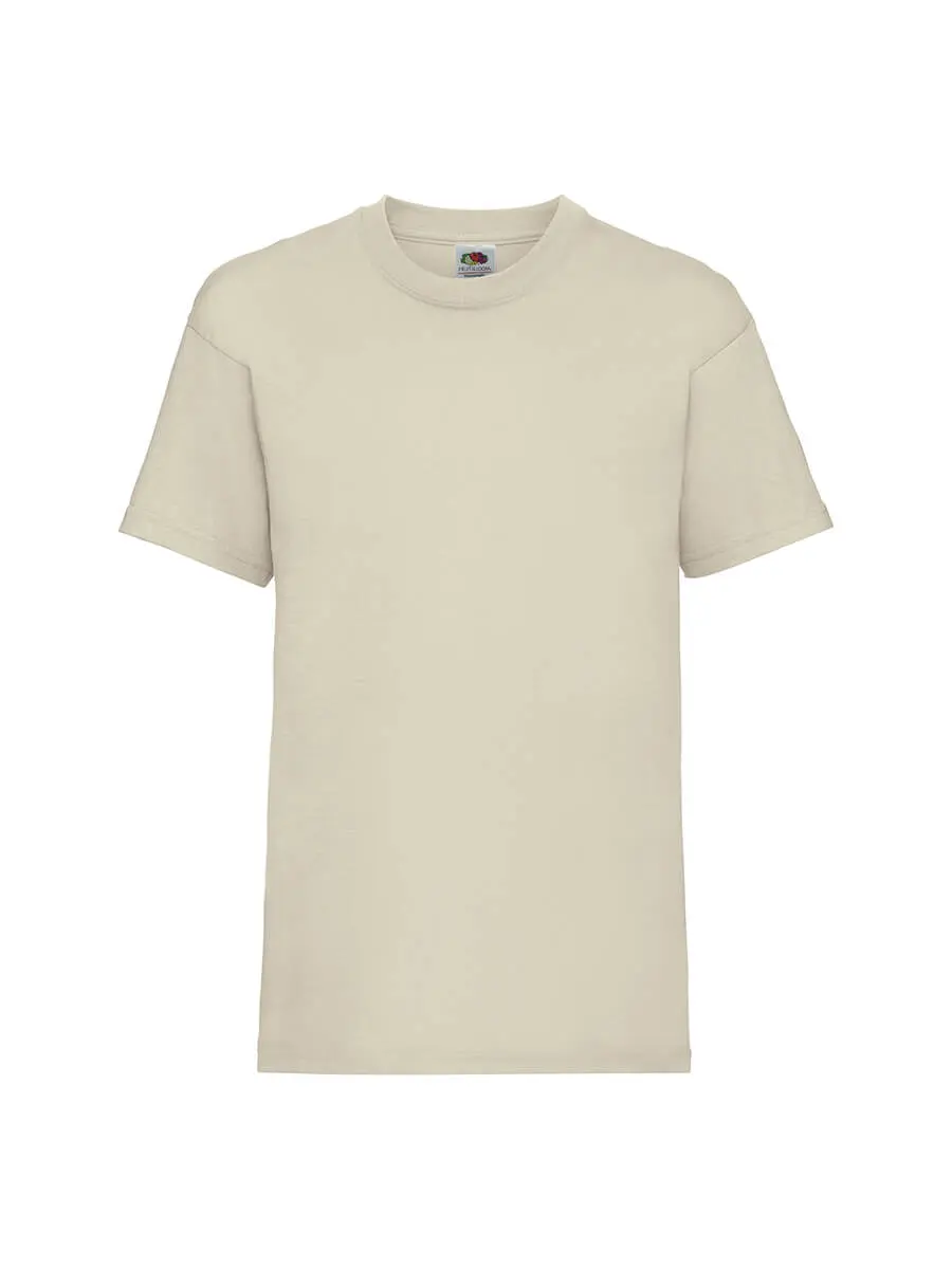 T-shirt bambino girocollo manica corta in 100% cotone 165 g Naturale T-shirt bambino girocollo manica corta in 100% cotone 165 g Naturale