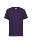 T-shirt bambino girocollo manica corta in 100% cotone 165 g