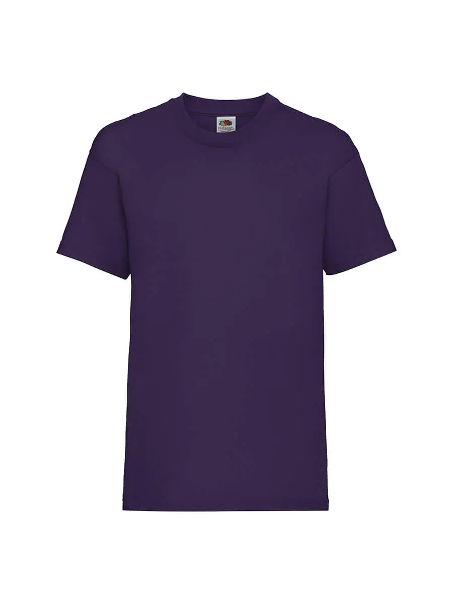 T-shirt bambino girocollo manica corta in 100% cotone 165 g Viola T-shirt bambino girocollo manica corta in 100% cotone 165 g Viola
