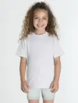 T-shirt bambino girocollo manica corta in 100% cotone 190 g