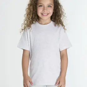 T-shirt bambino girocollo manica corta in 100% cotone 190 g