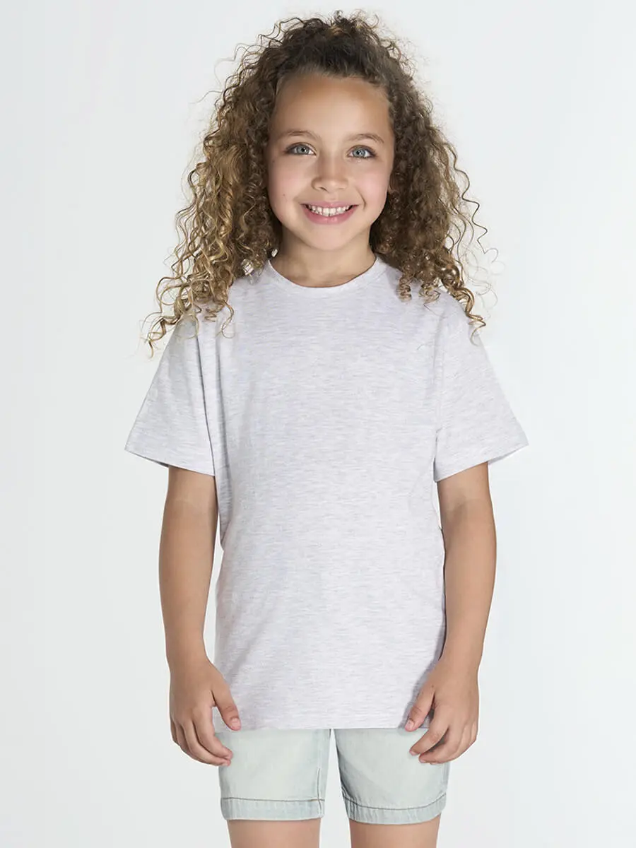 T-shirt bambino girocollo manica corta in 100% cotone 190 g T-shirt bambino girocollo manica corta in 100% cotone 190 g