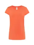 T-shirt donna girocollo manica corta in 100% cotone 140 g