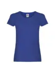 T-shirt donna girocollo manica corta in 100% cotone 145 g