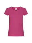 T-shirt donna girocollo manica corta in 100% cotone 145 g