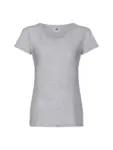 T-shirt donna girocollo manica corta in 100% cotone 145 g