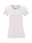 T-shirt donna girocollo manica corta in 100% cotone 150 g