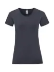 T-shirt donna girocollo manica corta in 100% cotone 150 g