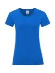T-shirt donna girocollo manica corta in 100% cotone 150 g