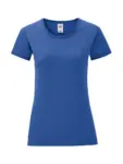 T-shirt donna girocollo manica corta in 100% cotone 150 g
