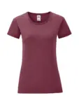 T-shirt donna girocollo manica corta in 100% cotone 150 g