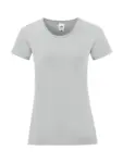T-shirt donna girocollo manica corta in 100% cotone 150 g