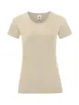 T-shirt donna girocollo manica corta in 100% cotone 150 g