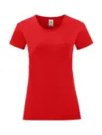 T-shirt donna girocollo manica corta in 100% cotone 150 g